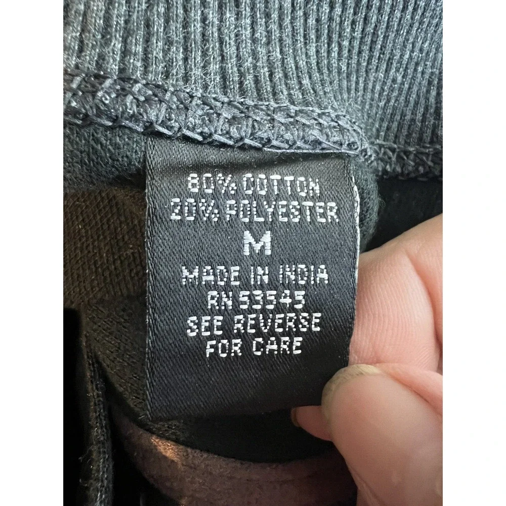 Lamp Post Collection Quarter Zip Vest Men's Med Dark Gray Golf Preppy Pullover